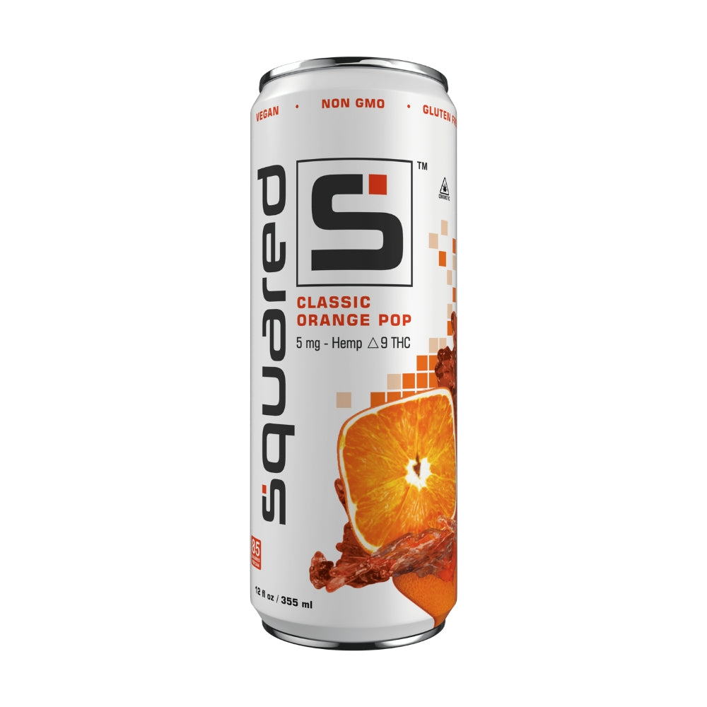 5 Squared Soda | 5mg THC | Classic Orange Pop