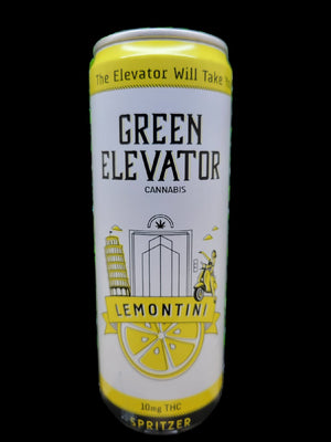 Green Elevator | 10mg THC Spritzer | Lemontini