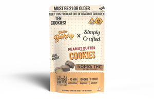 PEANUT BUTTER FILLED COOKIES | 50MG THC | 10 PIECES