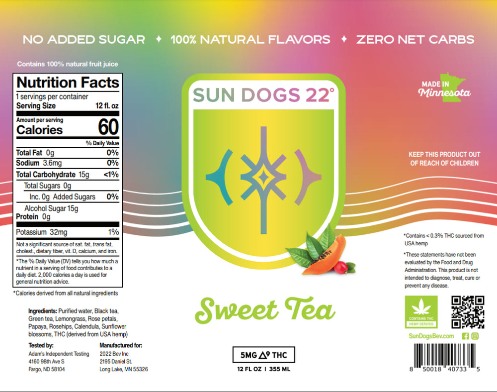 Sun Dogs | Sweet Tea | 5mg THC
