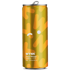 
            
                Load image into Gallery viewer, Wynk Sparkling Water | 2.5mg THC 2.5mg CBD | Juicy Mango
            
        