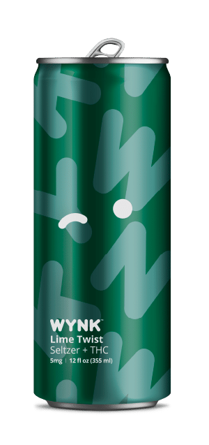 Wynk Sparkling Water | 2.5mg THC 2.5mg CBD | Lime Twist