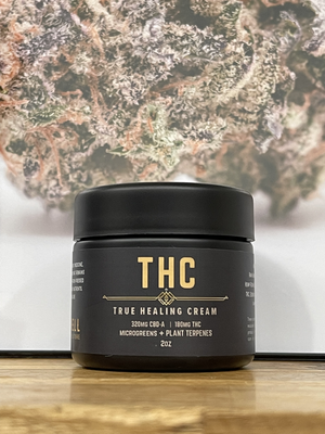 
            
                Load image into Gallery viewer, True Healing Cream - Citrus Mint 500mg - Cornell THC Lotion
            
        
