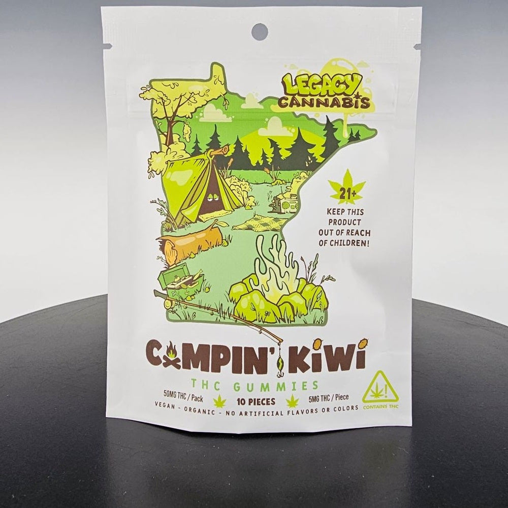 Legacy Cannabis | 5mg THC Gummies | Campin' Kiwi