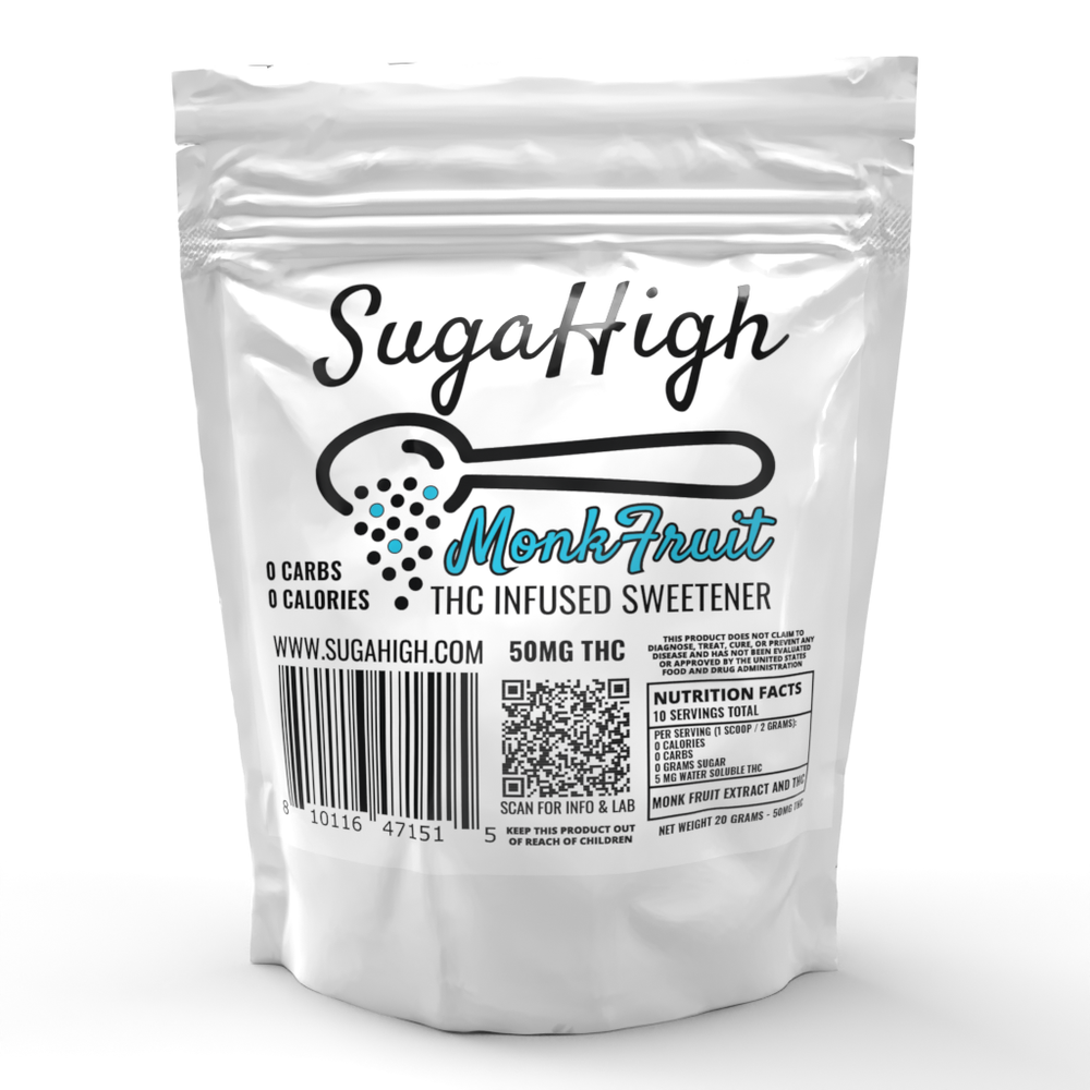 THC INFUSED MONK FRUIT EXTRACT - 50MG THC - 10 SERVINGS