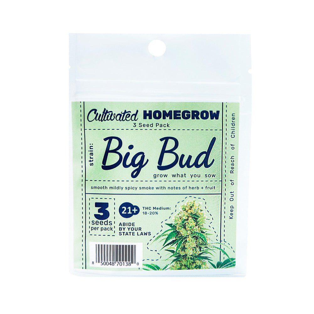 Cultivated Homegrow 3 Seed Pack | Big Bud