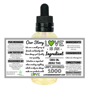 Pure CBG Oil - 1000mg (Multiple Flavors)