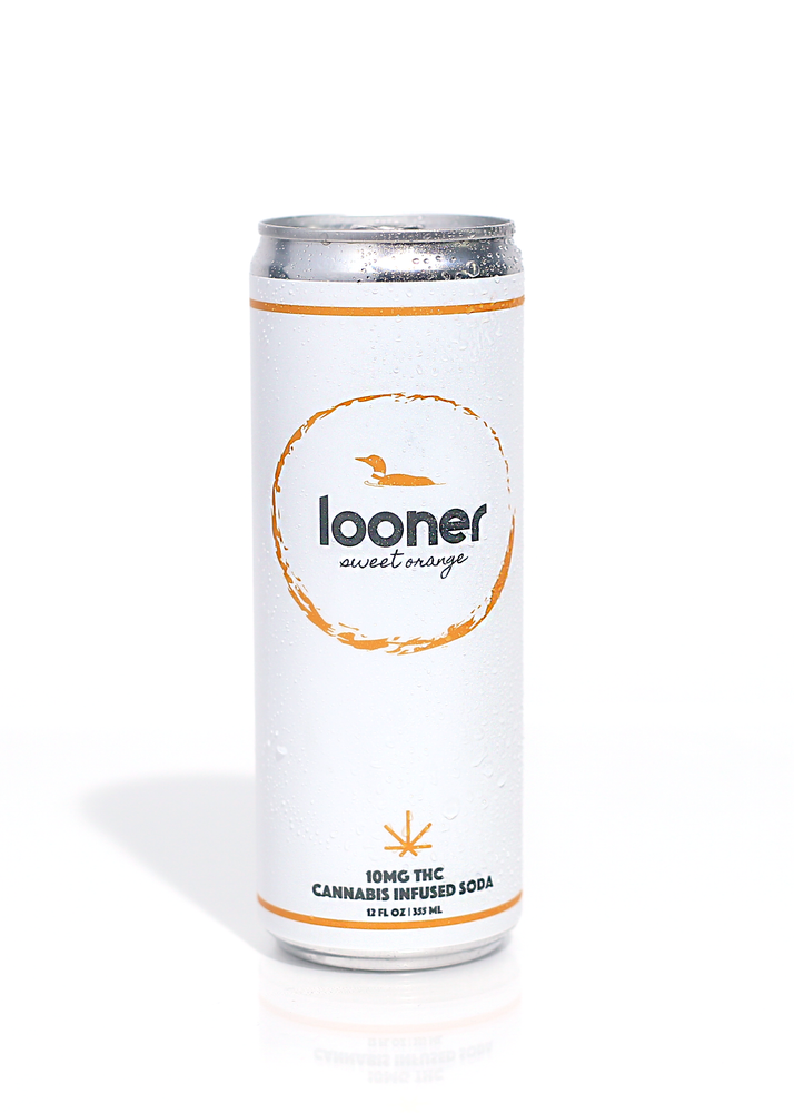 Looner 10mg THC Sweet Orange Soda