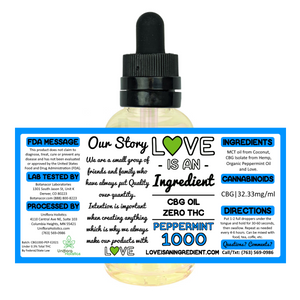 Pure CBG Oil - 1000mg (Multiple Flavors)